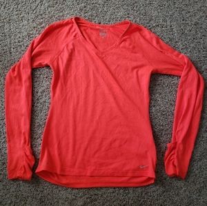 Bright Nike Long-Sleeved Workout Top